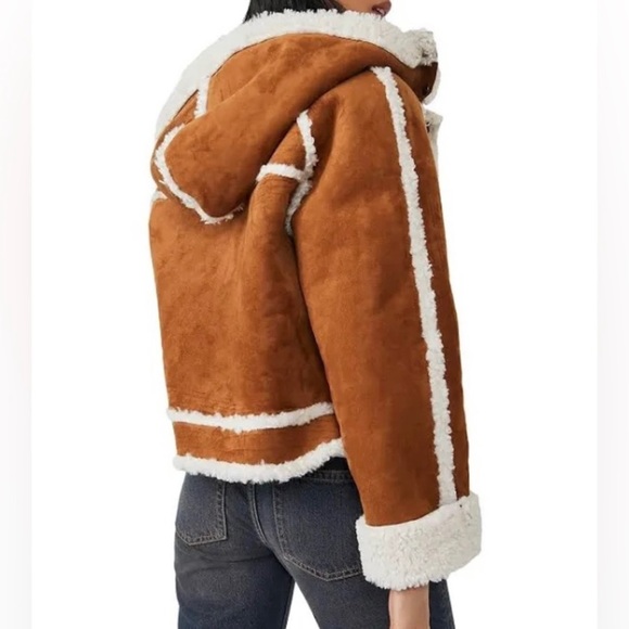 NWT Free People Vegan Exchange Shearling Jacket - S, M & L - Picture 6 of 10